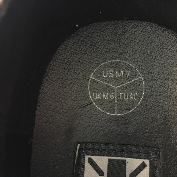 T.U.K. Mondo Creeper Loafer Mens 7 Womens 9 Black White Platform Sneaker Punk - Picture 6 of 11